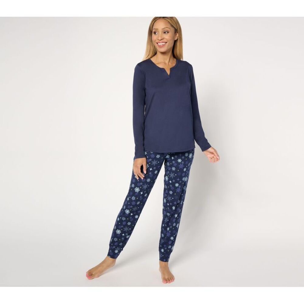 Anybody Women's Plus Sz Sleepwear 3X Lush Jersey Solid Top Multi-colored